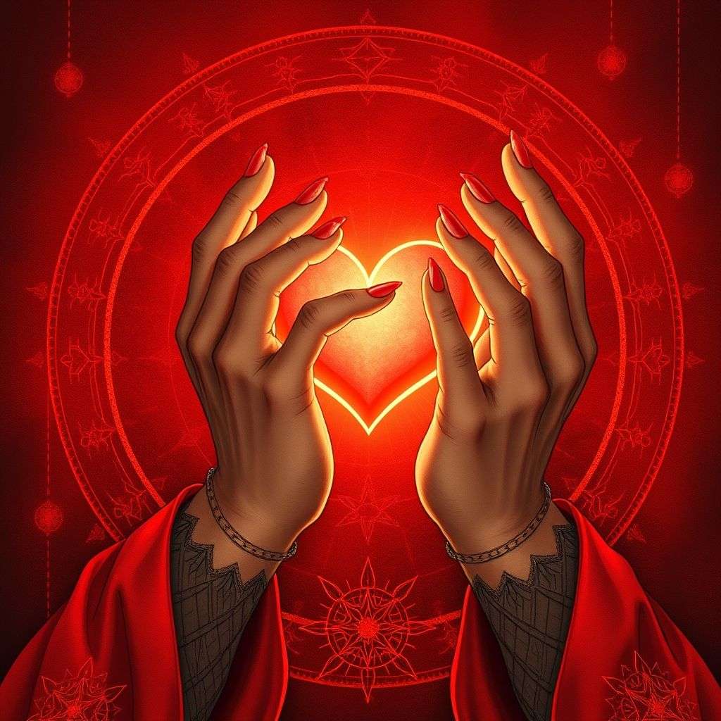 {"prompt":"Une+illustration+detaillee+de+mains+humaines+tendant+un+coeur+lumineux+entoure+d'une+aura+magique,+avec+des+symboles+rouges+et+dores+pour+evoquer+la+magie+rouge,+dans+un+style+mystique+et+chaleureux..+Style+:+photo+avec+style+realiste+type+photographie.+Ambiance:+zenitude+ou+astrologie+ou+fantasmagorique.+Remarque:+Ne+pas+mettre+de+legende+textuelle+autre+qu'en+francais.","originalPrompt":"Une+illustration+detaillee+de+mains+humaines+tendant+un+coeur+lumineux+entoure+d'une+aura+magique,+avec+des+symboles+rouges+et+dores+pour+evoquer+la+magie+rouge,+dans+un+style+mystique+et+chaleureux..+Style+:+photo+avec+style+realiste+type+photographie.+Ambiance:+zenitude+ou+astrologie+ou+fantasmagorique.+Remarque:+Ne+pas+mettre+de+legende+textuelle+autre+qu'en+francais.","width":1024,"height":1024,"seed":1524392702,"model":"flux","enhance":false,"nologo":true,"negative_prompt":"worst quality, blurry","nofeed":false,"safe":false,"quality":"medium","image":[],"transparent":false,"isMature":false,"isChild":false}
