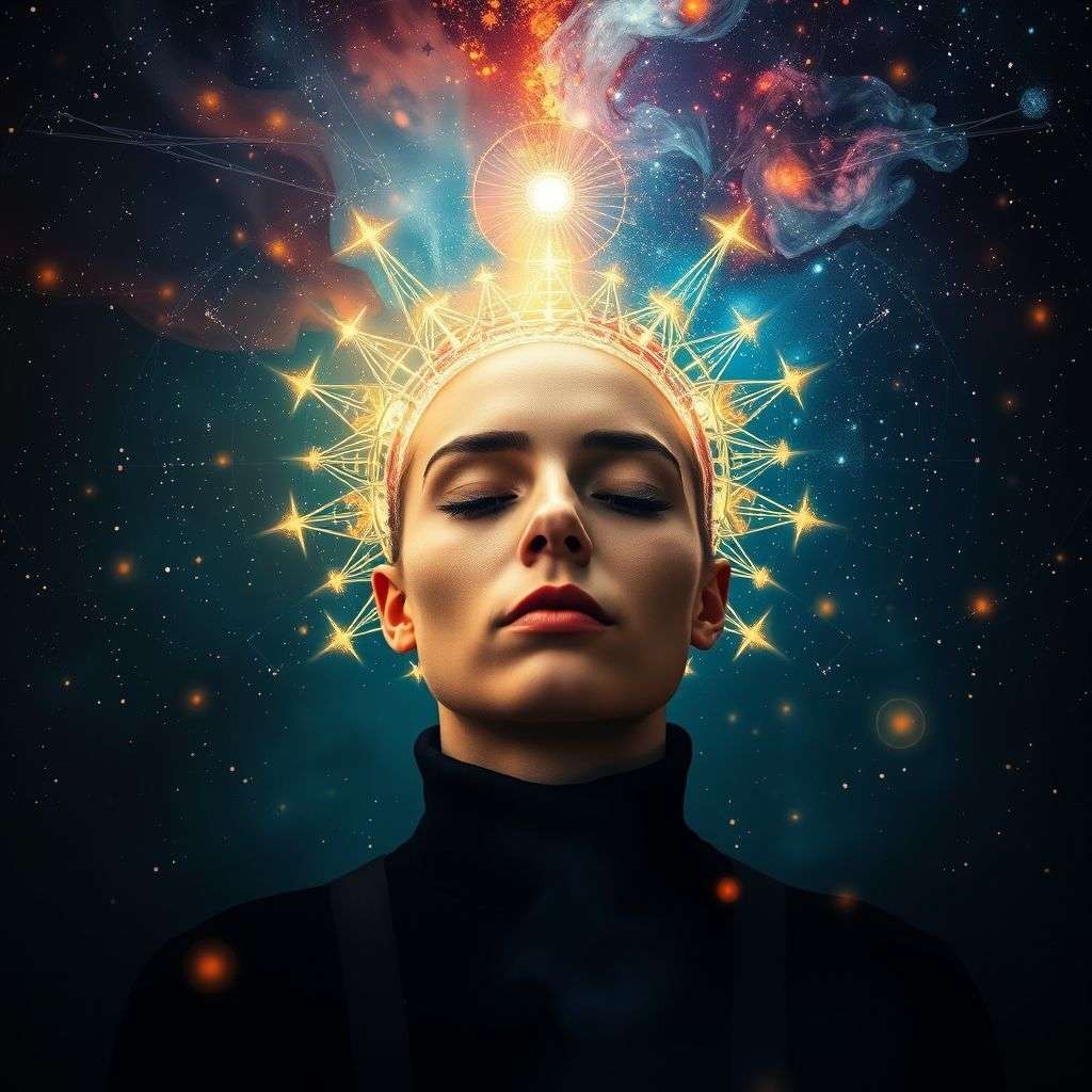 Personne visualisant avec intensité ses rêves et projets, utilisant ses sens pour rendre l’image mentale plus vivante.