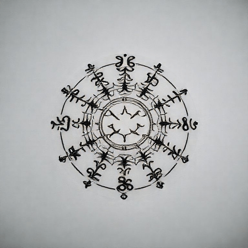 Symboles des signes du zodiaque solaires, confrontés à une lumière révélatrice détachée de la superficialité.