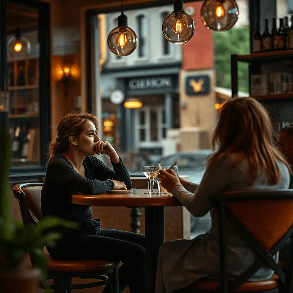 Personne faisant une démarche authentique dans sa vie sociale, échange ouvert et naturel.