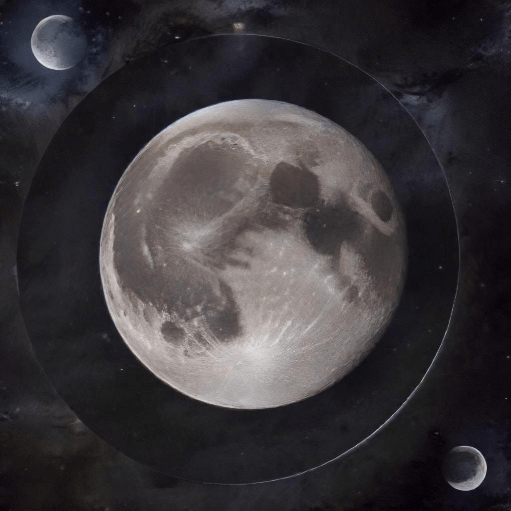 Illustration des cycles lunaires et archétypes zodiacaux s'entrelacent autour d'un feu intérieur.
