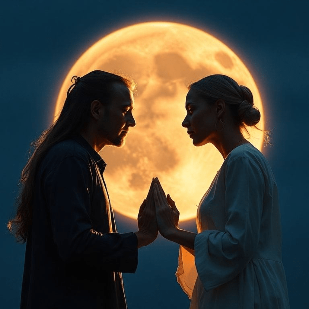 Image montrant deux silhouettes et des bulles de dialogue illustrant les exercices pour harmoniser les emotions sous l influence des deux axes.