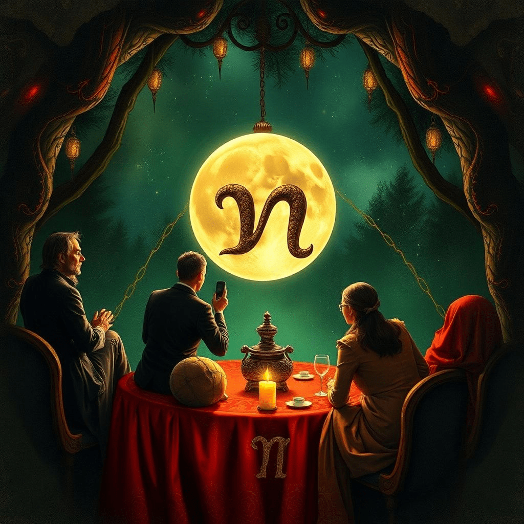 Débat animé autour d'un cercle d'astrologie et de magie naturelle.
