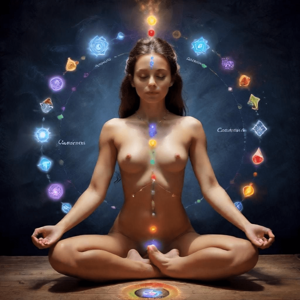 Personne en concentration libérant émotions pendant le rituel, ambiance tamisée et lumineuse